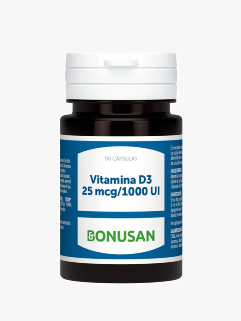 BONUSAN VITAMINA D3 25 MCG / 1000 UI 90 CAPSULAS DE GEL